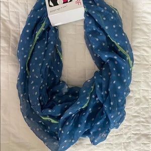 NWT Infinity Scarf Polka Dot